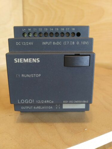 Siemens 6ED1 052-2MD00-0BA3 LOGO! 12/24RCo Logic Module