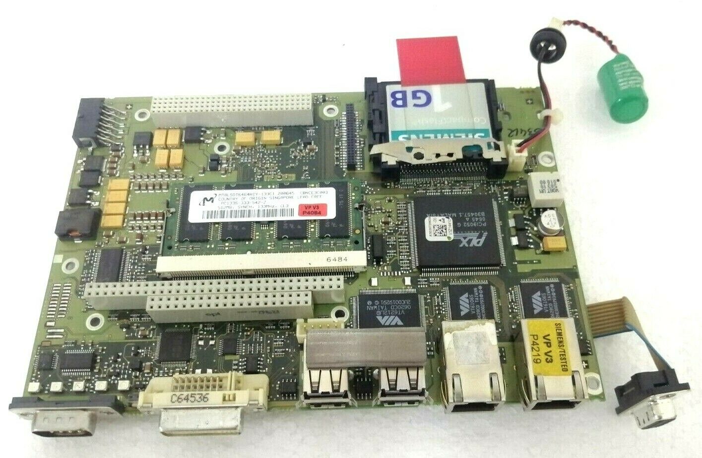 Siemens A5E00720638 Mainboard Pentium III with DP for SIMATIC PC