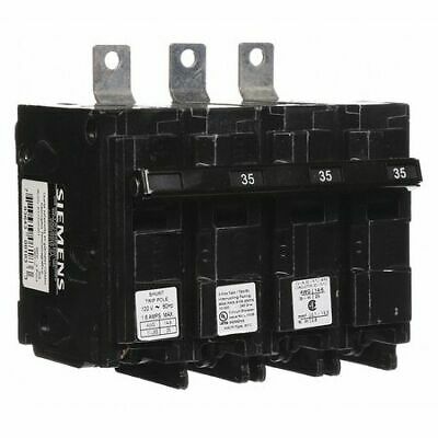 SIEMENS B33500S01 Miniature Circuit Breaker, 35 A, 120/240V AC, 3 Pole, Bolt On