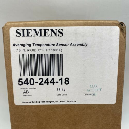 NIB Siemens 540-244-18 Temperature Sensor