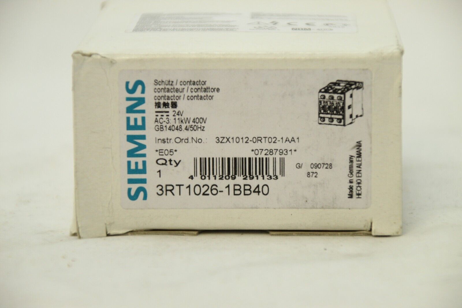 Siemens 3RT1 026-1BB40  (3RT1026-1BB40)