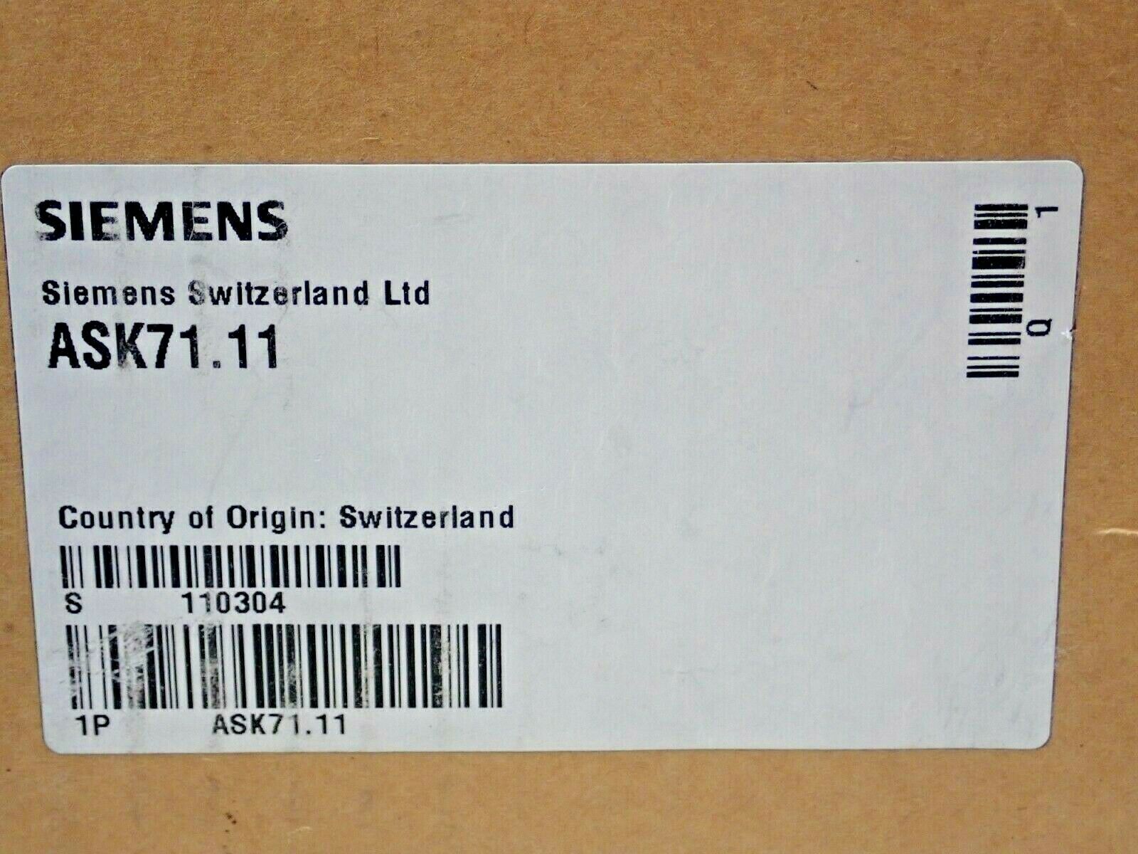 NEW Siemens ASK71.11 Mounting Kit For Duct or Frame Mounting