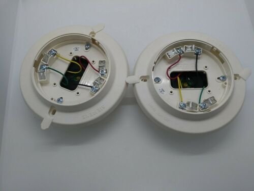 Siemens ADBX-11 315-096228 FP-11 FPT-11 FirePrint Fire Detector Audible Base 2PK