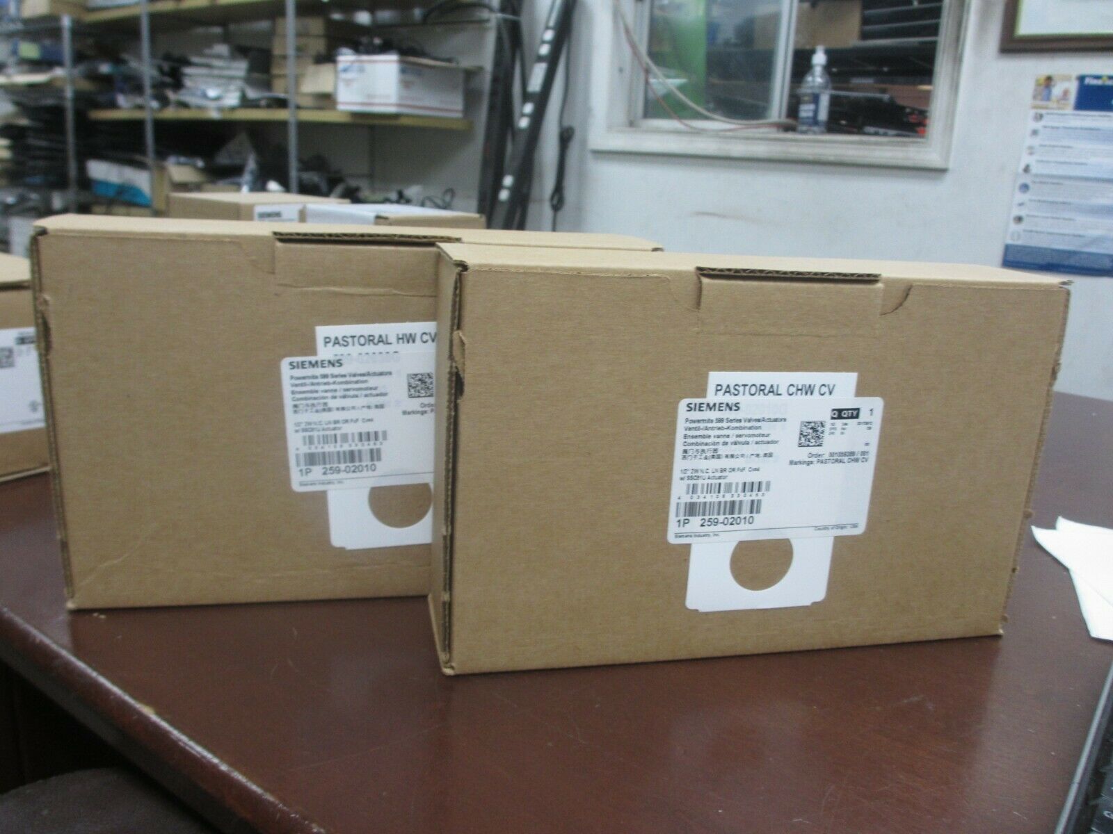 2x Siemens 599 Series Powermite VF 559 Hot Water Zone Valve 2-Way 1/2&quot; 259-02010