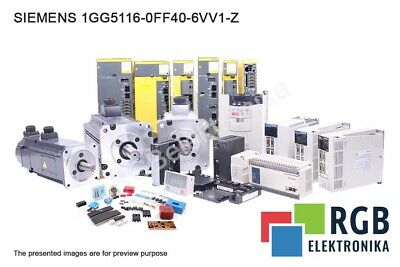 SIEMENS 1GG5116-0FF40-6VV1-Z DC MOTOR ID172674