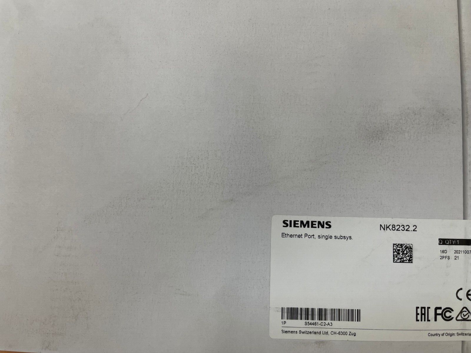 New Siemens NK8232.2 Ethernet Port for a single subsystem Free Shipping