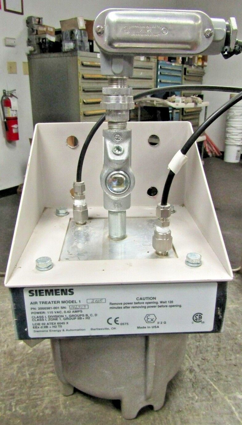 💥SIEMENS AIR TREATER MODEL 1 0.42 AMP 115 VAC 2000381-001