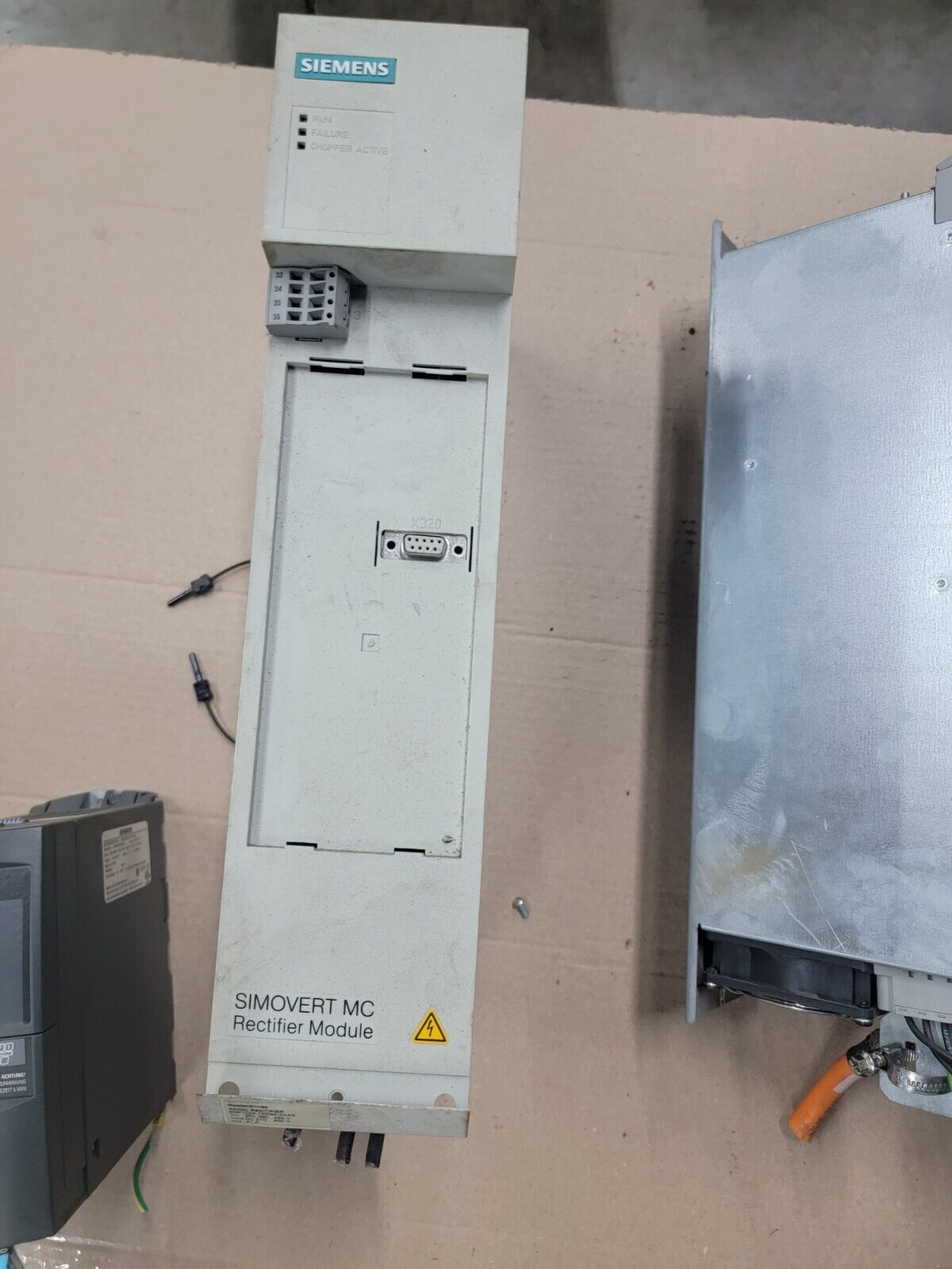 Siemens 6SE7024-1EP85 0AA0 Simovert Masterdrives MC AC/DC Rectifier 3PH