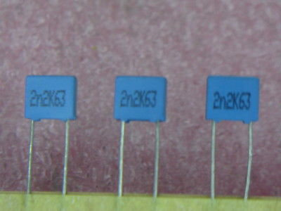 2800 PCS SIEMENS B32529-C222-K189 2200PF 10% 63V CAPACITORS