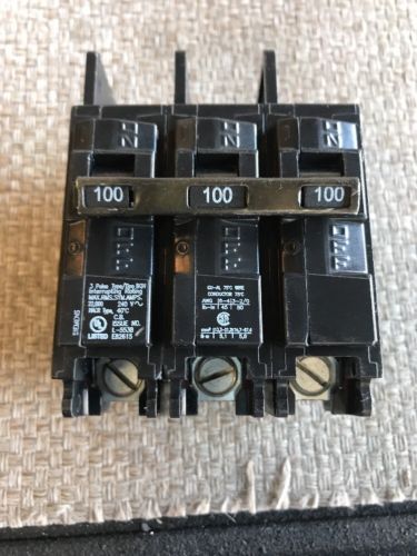 SIEMENS BQ3B100H 3 Pole 100 Amp CIRCUIT BREAKER New No Box