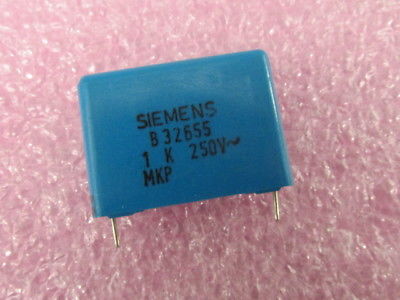 100 PCS SIEMENS B32655-K6105-K 1.0UF 10% 250V  CAPACITORS