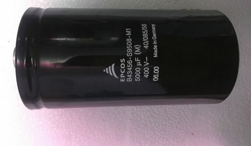 1pcs Used Siemens Inverter Electrolytic Capacitor B43456-S9508-M1 5000uF 400V