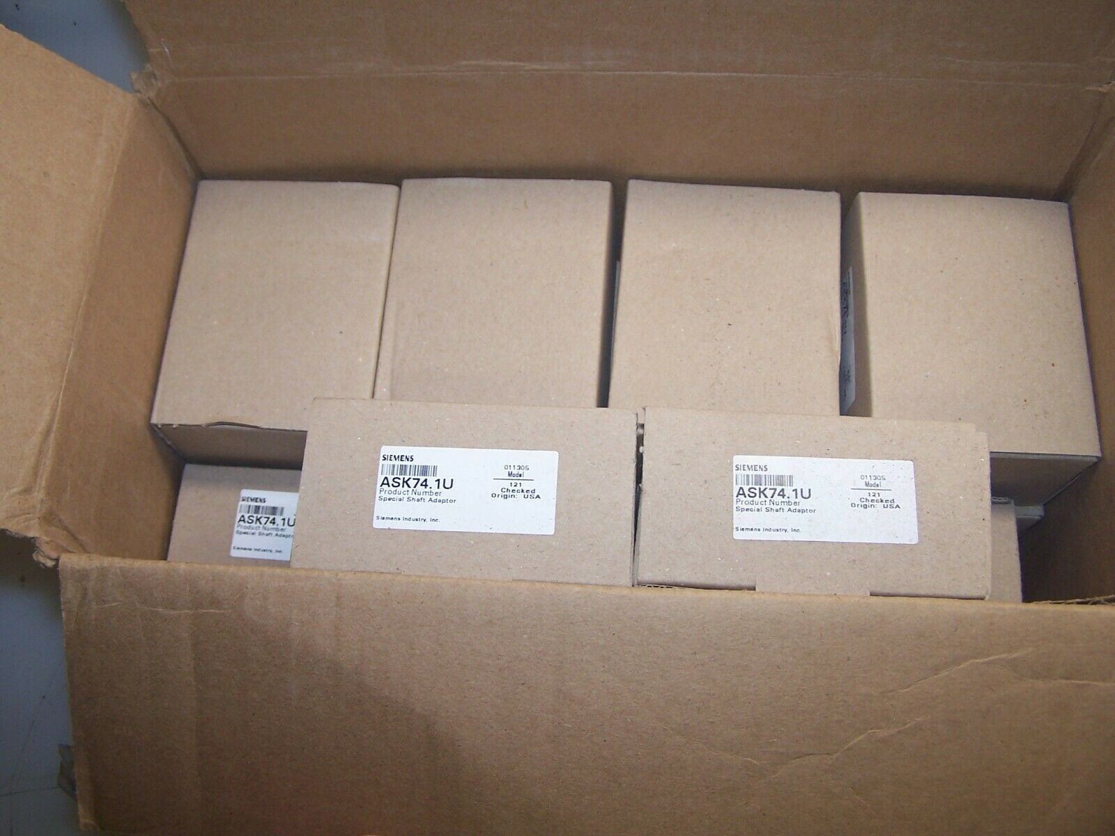 LOT OF 13 NEW SIEMENS SPECIAL SHAFT ADAPTER ASK74.1U  MODEL 011305 