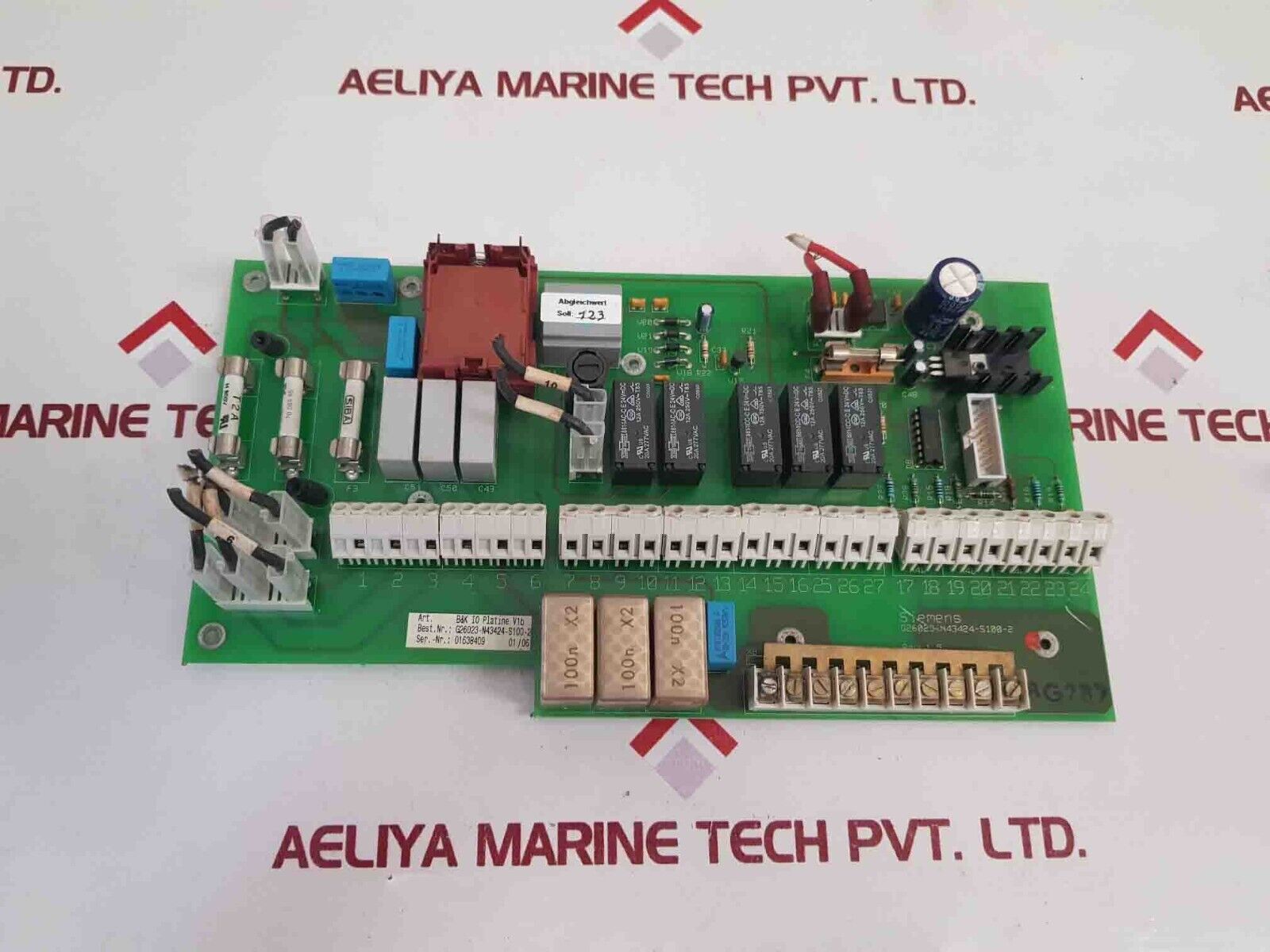 Siemens g26023-n43424-s100-2 printed circuit board rev 1.5