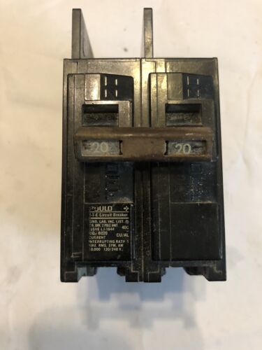 SIEMENS ITE 20 amp 2 pole Circuit Breaker BQ2-B020 EQ-B