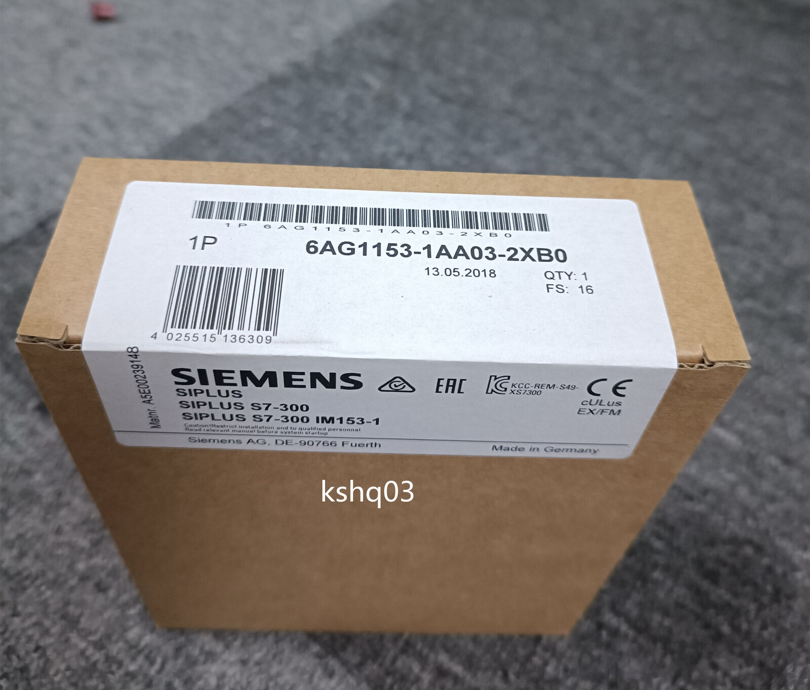1pc new Siemens 6AG1 153-1AA03-2XB0 6AG1153-1AA03-2XB0 fast delivery