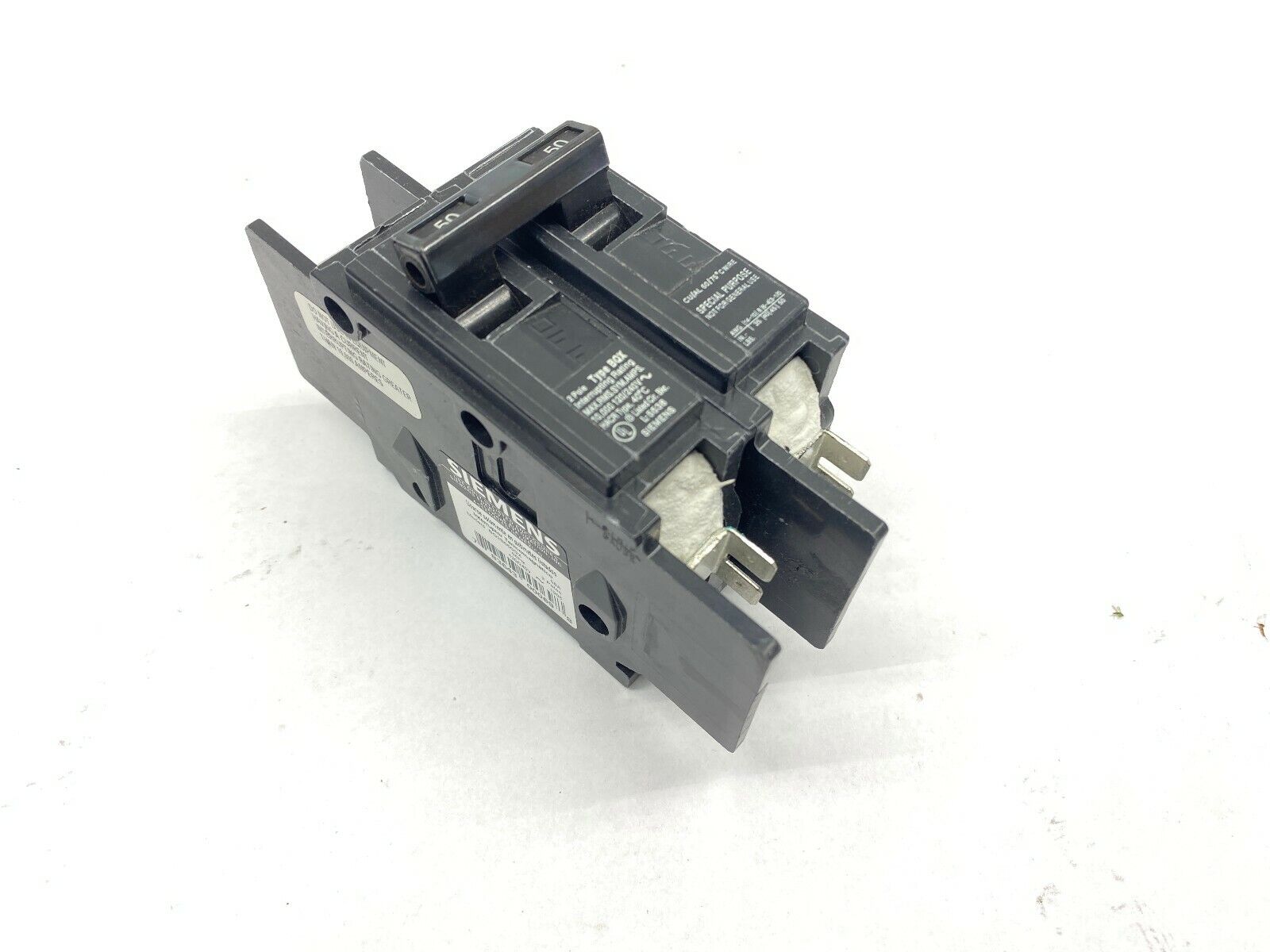 Siemens BQX  BQ2B050QXB5 2-Pole 50A Special Purpose Breaker HVAC Goodman (READ)
