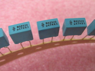 5000 PCS SIEMENS B32520-B474-K159 .047MF 10% 63V CAPACITORS