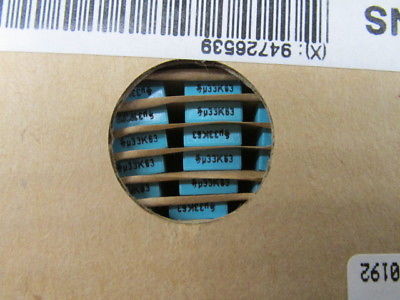 1800 PCS SIEMENS B32520-B334-K189  .33MF, 10%, 63V CAPACITORS