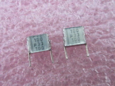 3000 PCS SIEMENS B32560-D1334-K .33MF 10% 100V CAPACITORS