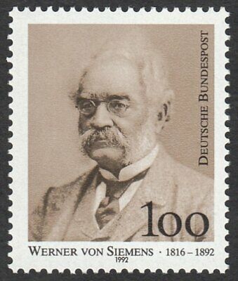 Germany, 1992 Cent. of Werner von Siemens. SG 2491 Unmounted Mint MNH. Cat £2.50