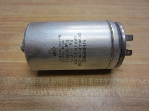 Siemens B25834-K5106-K009 AC Motor Film Capacitor 10uf