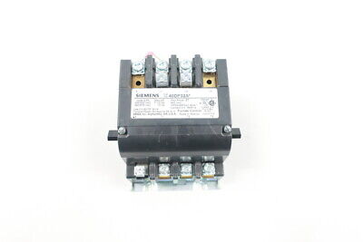 Siemens 40DP32AD Size 1 Ac Contactor 120v-ac 27a Amp 10hp