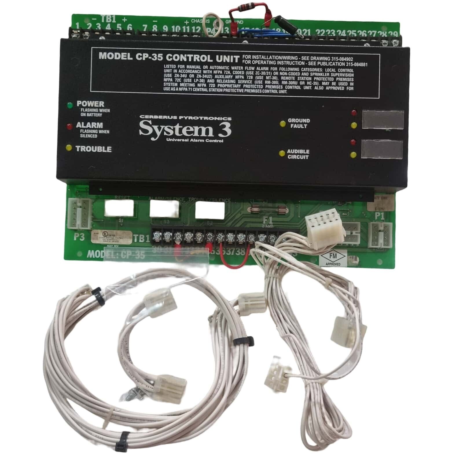 CERBERUS PYROTRONICS # SIEMENS CP-35 UNIVERSAL ALARM CONTROL F SYSTEM 3 580-1848