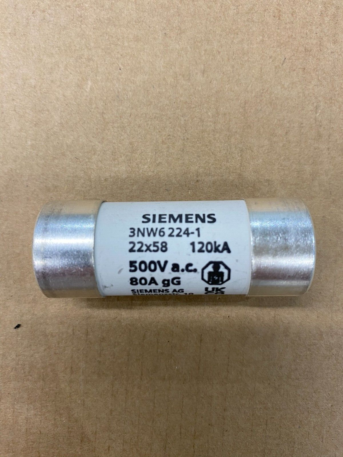 *NEW-NO BOX* Siemens 3NW6224-1 SENTRON, cylindrical fuse link 80A (3NW62241)