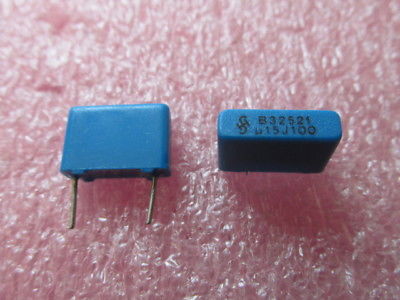 1000 PCS SIEMENS B32521-A1154-J .15MF 5% 100V CAPACITORS