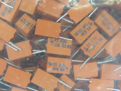 1677 PCS SIEMENS B31531-B5472-F410 4741PF 17% 63V CAPACITORS
