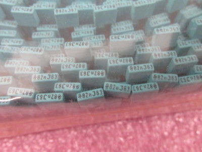 1500 PCS SIEMENS B32529-C823-J .082MF 5% 63V CAPACITORS