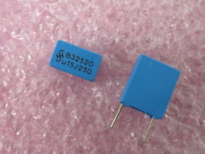 1000 PCS SIEMENS B32520-A3154-J .15MF 5% 250V  CAPACITORS