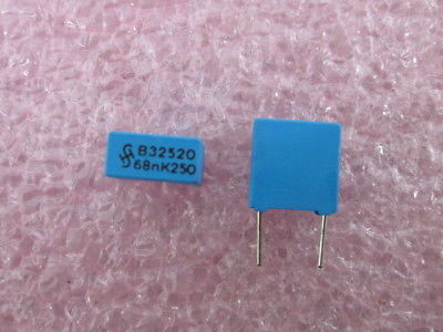 1460 PCS SIEMENS B32520-A3683-K .068MF 250V 10% CAPACITORS