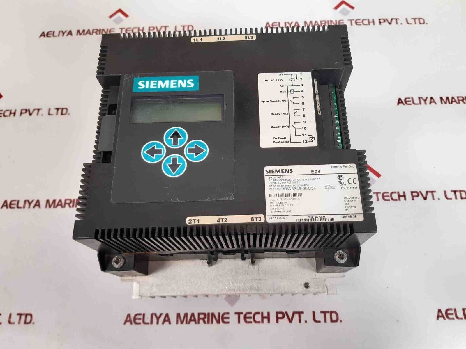 SIEMENS E04 SIKOSTART 3RW3346-0EC34 AC Semiconductor Motor Starter 50/60Hz