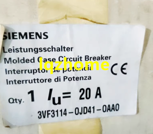 1PCS Siemens 3VF3114-0JD41-0AA0 4P 20A new fedex or DHL