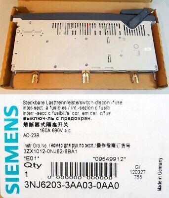 Siemens Lasttrennleiste 3NJ6203-3AA03-0AA0  3NJ6 203-3AA03-0AA0