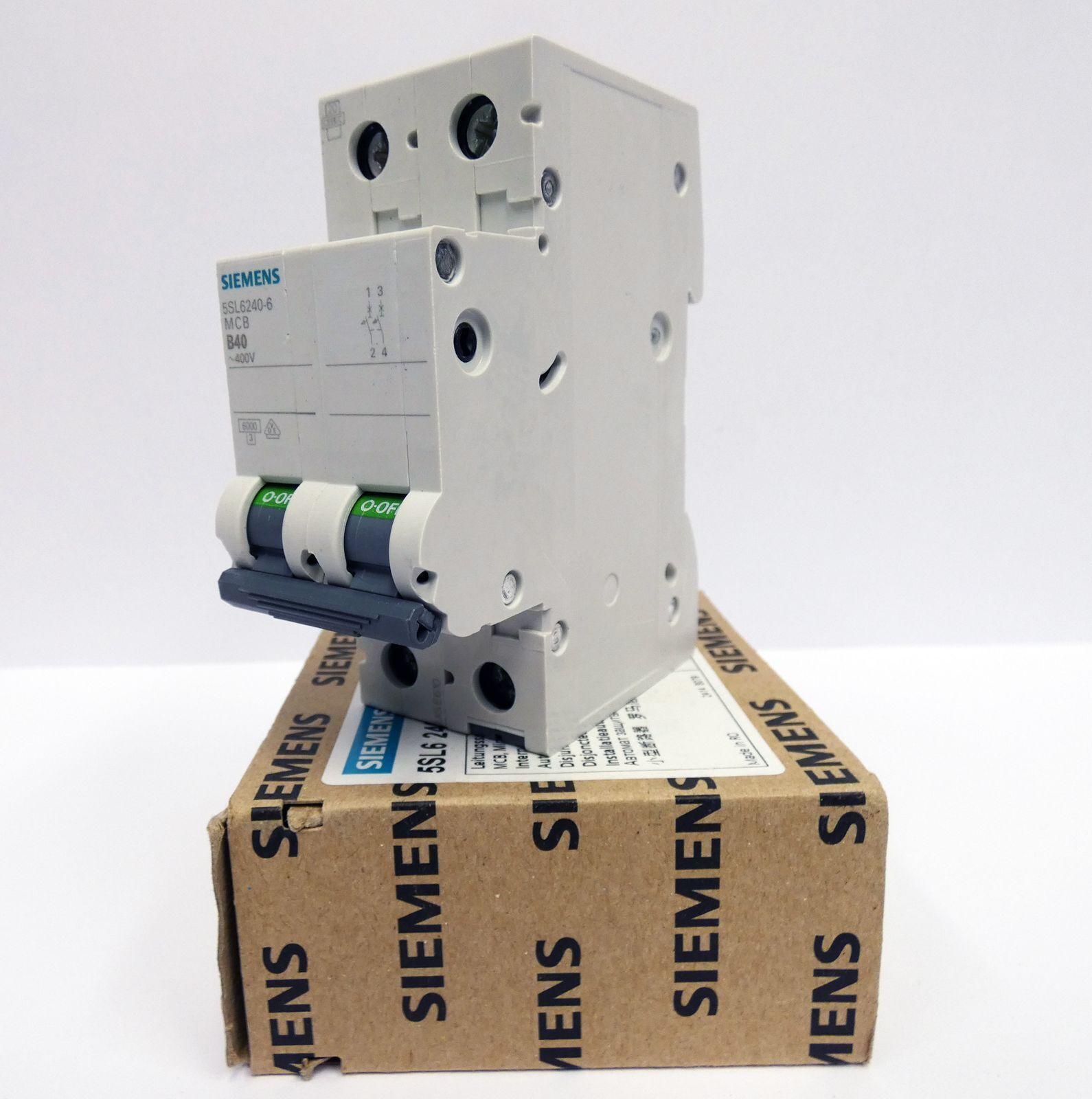 Siemens 5SL6 240-6  5SL6240-6 B40 2P 400V Leitungsschutzschalter -unused/OVP-