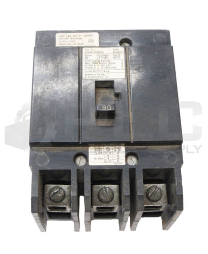 SIEMENS BQCH3B090 CIRCUIT BREAKER 90A 3 POLE 277-480VAC BQCH