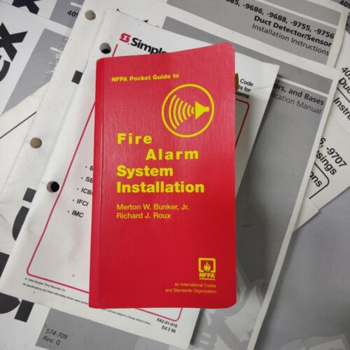 11 SIMPLEX SMOKE & DUCT DETECTOR INSTALLATION REQMTS/NFPA CODE   POCKET MANUALS