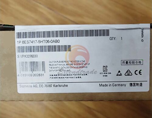 1PCS Siemens Module 6ES7 417-5HT06-0AB0 6ES7417-5HT06-0AB0 NEW