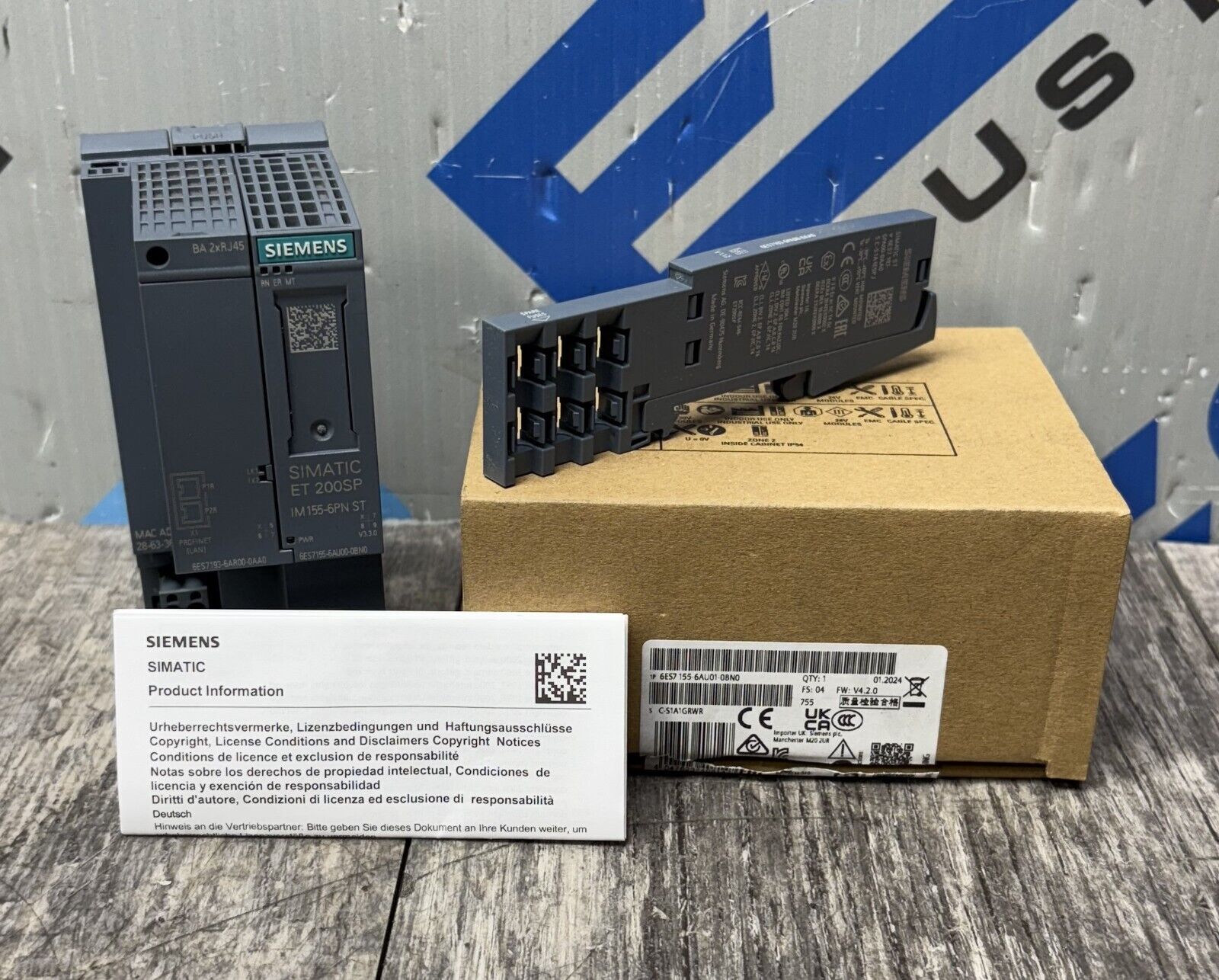 SIEMENS 6ES7 155-6AU01-0BN0 IM 155-6 PN ST SIMATIC ET200SP INTERFACE MODULE