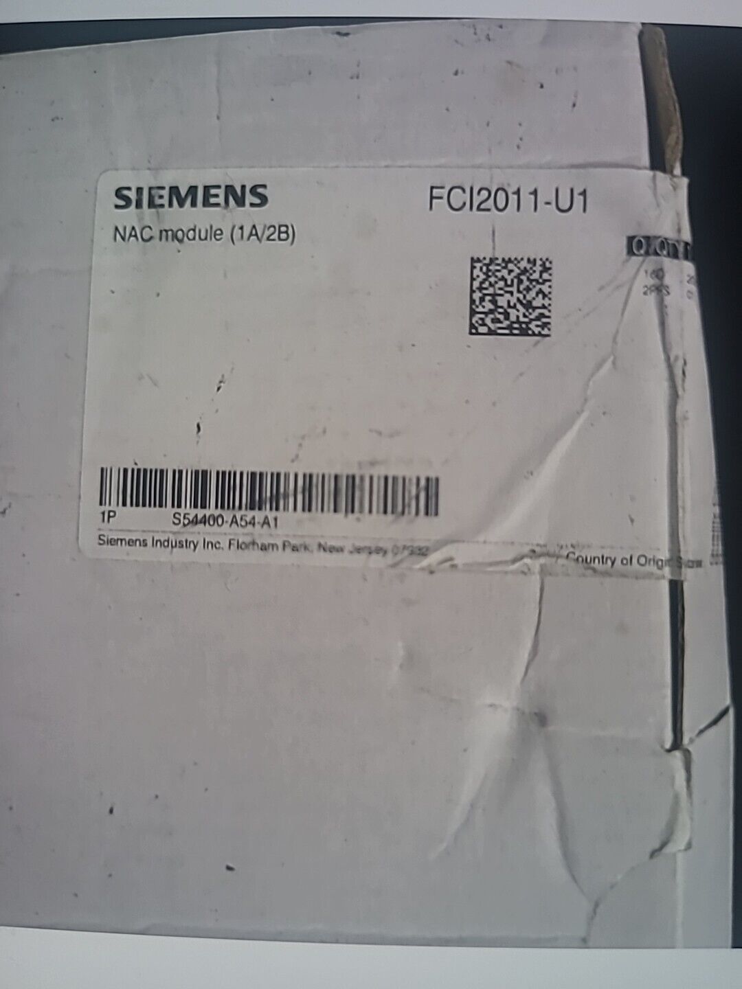 Siemens FCI2011-U1 NAC Expansion Module Brand New Sealed!.