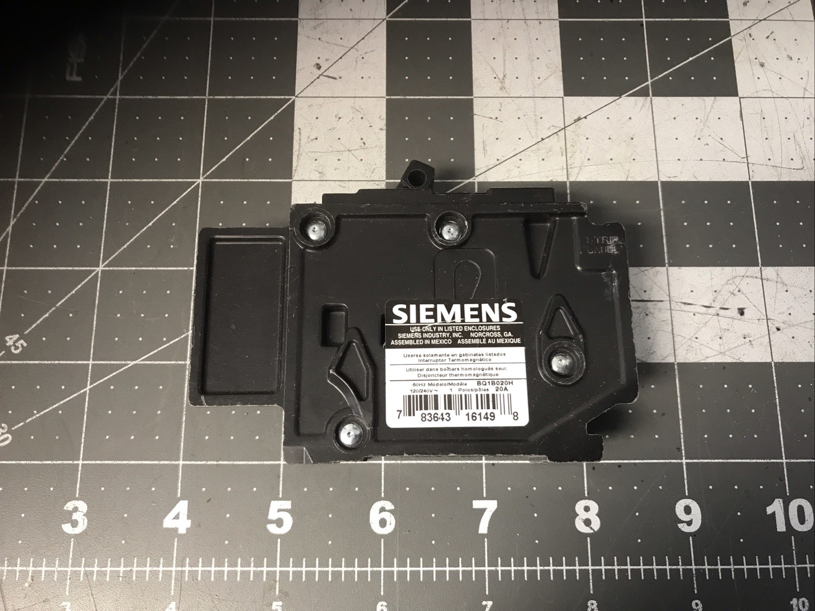 SIEMENS BQ1B020H U 20A 120V 1P (LA05C)