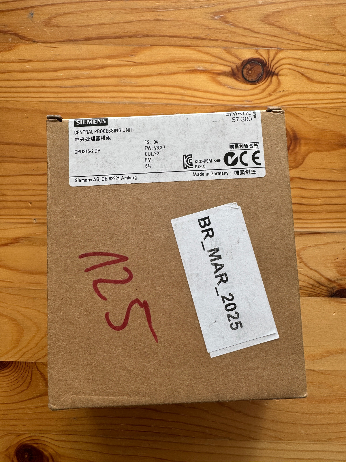 Siemens Central Processing Unit CPU315-2 DP Simatic S7-300 New Boxed
