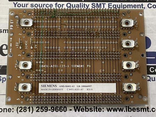Siemens Backplane Board - AMS-M402-A5 - C8451-A201-A5 w/Warranty