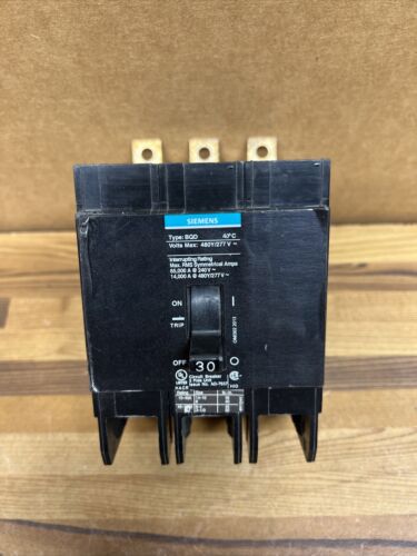 SIEMENS CIRCUIT BREAKER BQD330BP 30A 480Y/277V 3P BOLT-ON