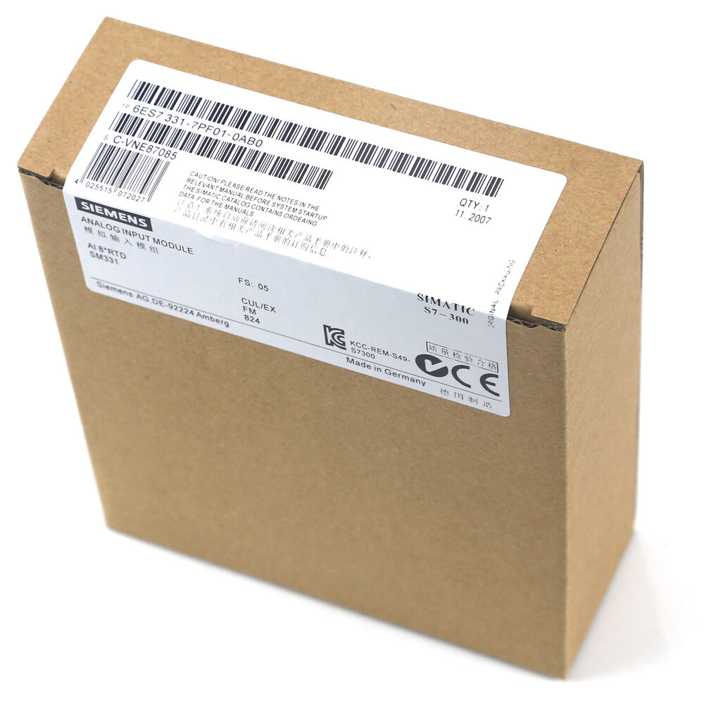 1PC New SIEMENS 6ES7 331-7PF01-0AB0 PLC 6ES7331-7PF01-0AB0 In Box Expedited Ship