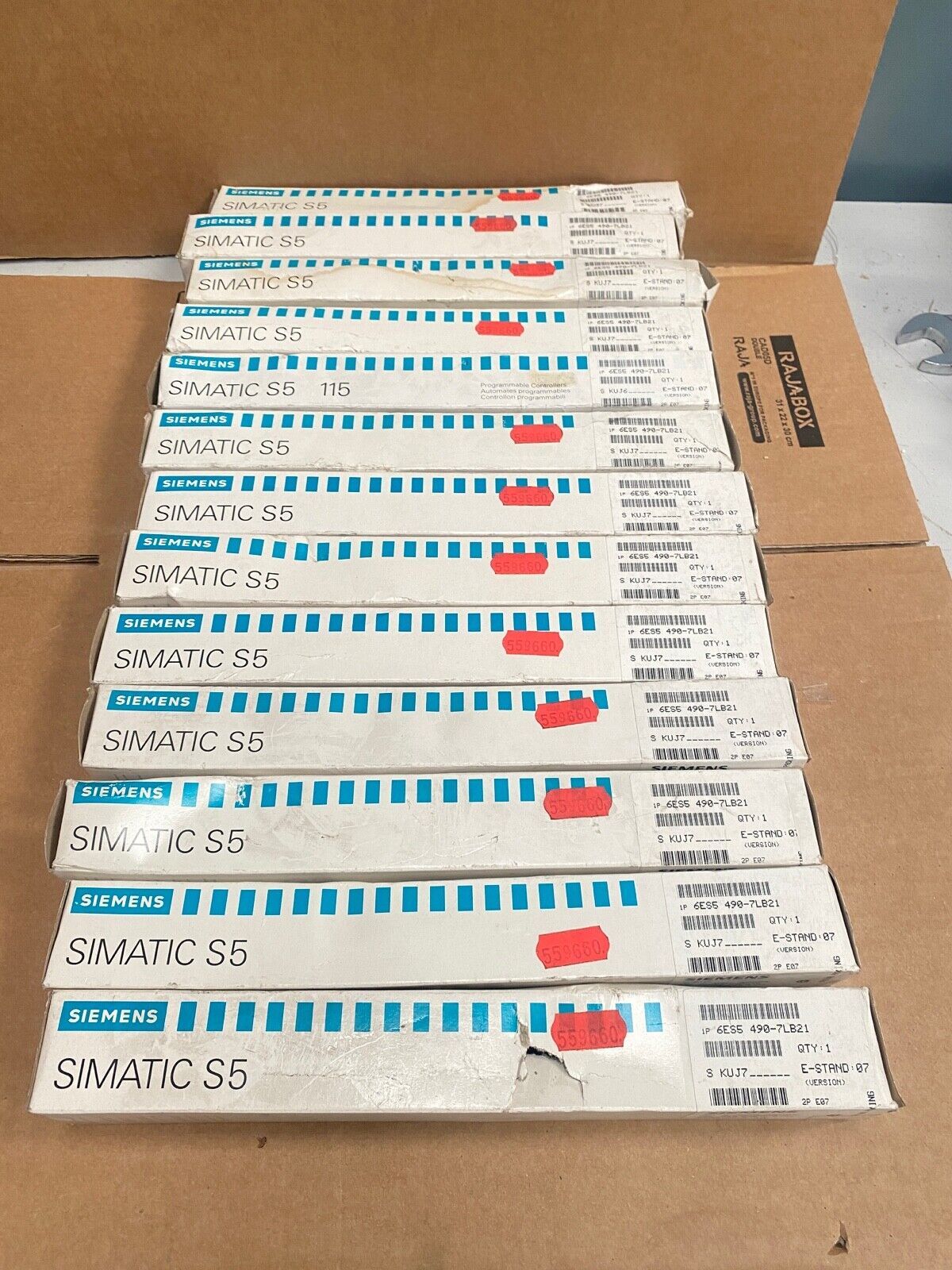 13 Pc X Siemens 6ES5 490-7LB21 Connector With Screw Type Terminal New