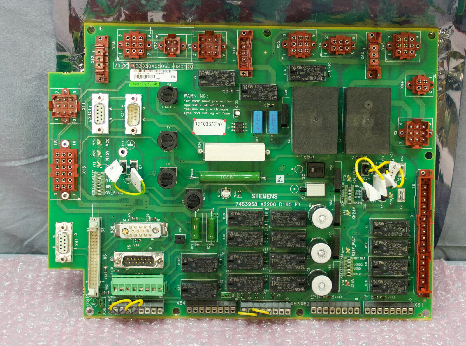 Siemens 7463958 X2206 D160 E1 Board (R4)